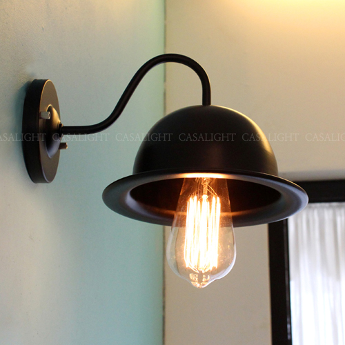 [casa light]LED겸용-플로피햇 벽등/블랙