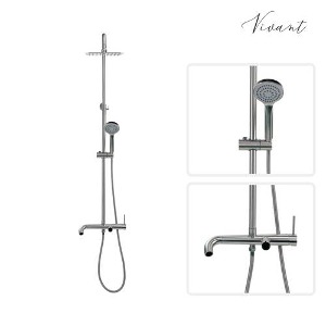 [비반트] 해바라기 샤워 수전 VAR4001-MS 니켈