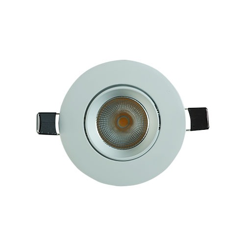 [EL-917]3인치 LED COB 플리커프리 다운라이트 8W 화이트 블랙전구 주백 주광색 램프사이즈 W90 x H55(타공 70~80)mm