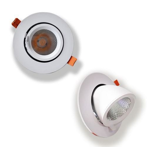 [리더스]LDS 3인치 360도 회전 매입 7W 다운라이트 3가지 램프 선택 /각도조절 360도 회전KS인증 / 118 x H28mm(타공 100)