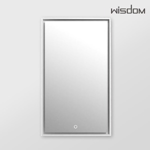 [위즈덤] 액상아크릴 직사각 LED 거울 WD-2912-2